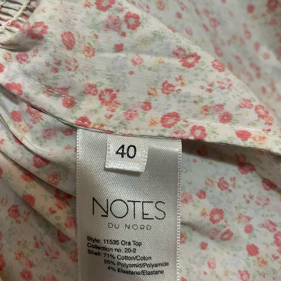 Notes Du Nord women’s US Size 10 Danish Size 40 Ora Floral Tank Top - Picture 4 of 7